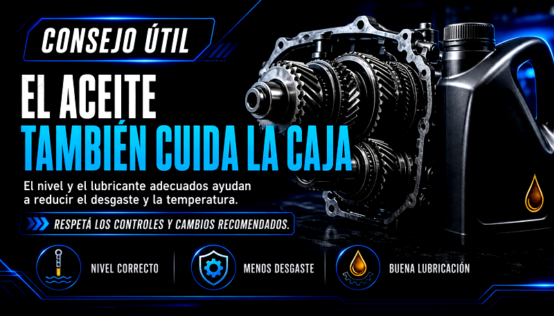 Consejo sobre el aceite de la caja de cambios